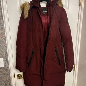 Sam Edelman Women's Faux Fur Trim Down Parka